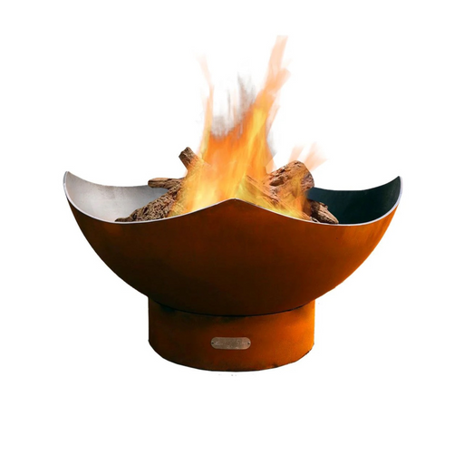 Fire pit art outdoor Manta Ray fire pit stainless steel