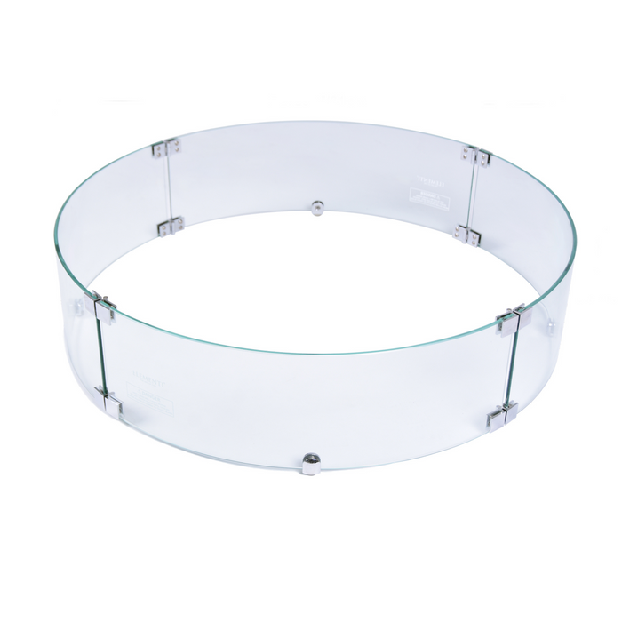 Elementi 25.2" Round Fire Pit Wind Screen