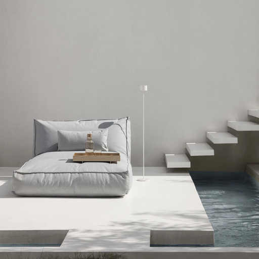 stay outdoor patio square cushion lounger stone cloud lifestyle