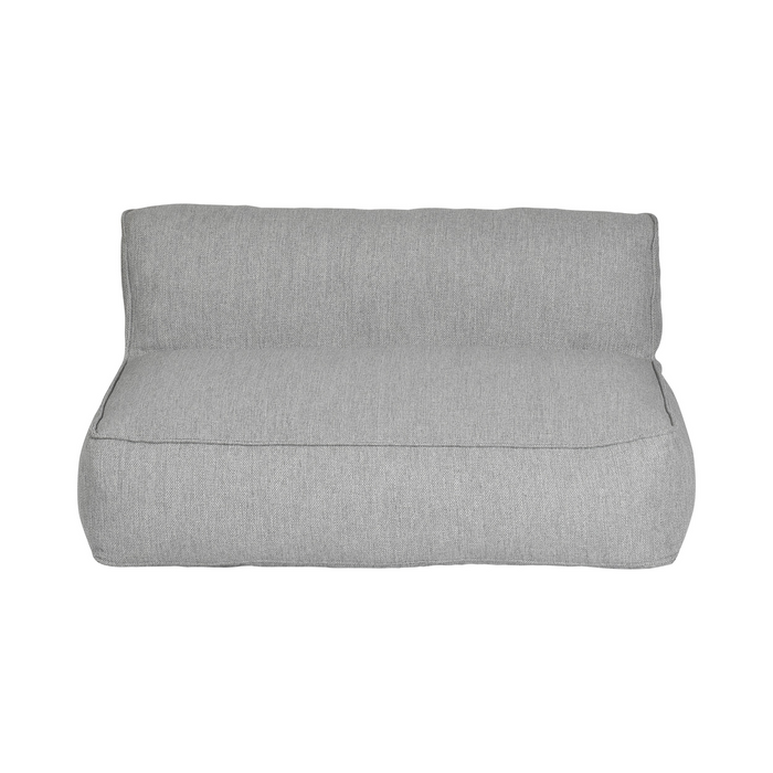 grow outdoor Double Sectional patio seat cloud coal