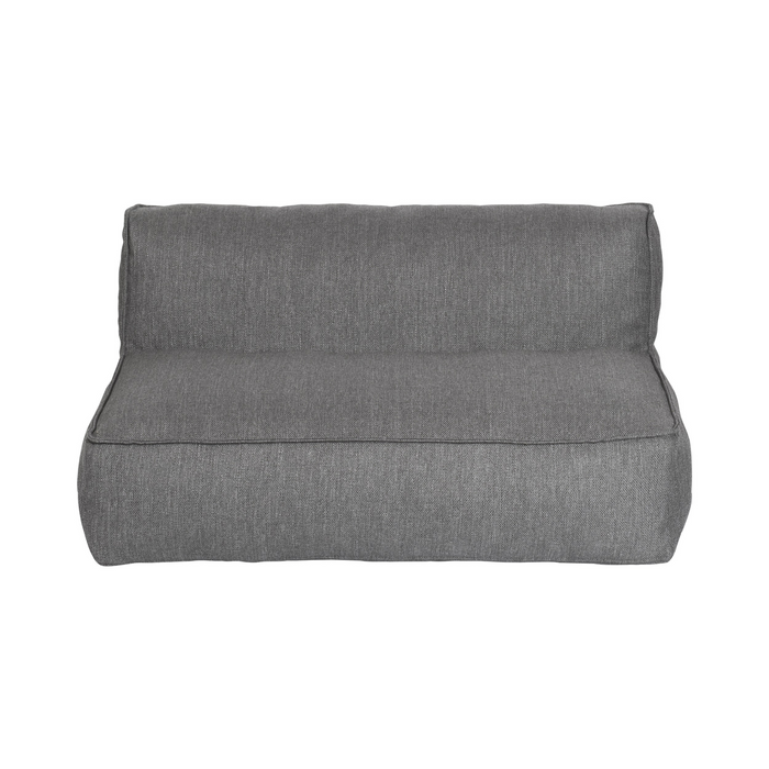 grow outdoor Double Sectional patio seat cloud coal