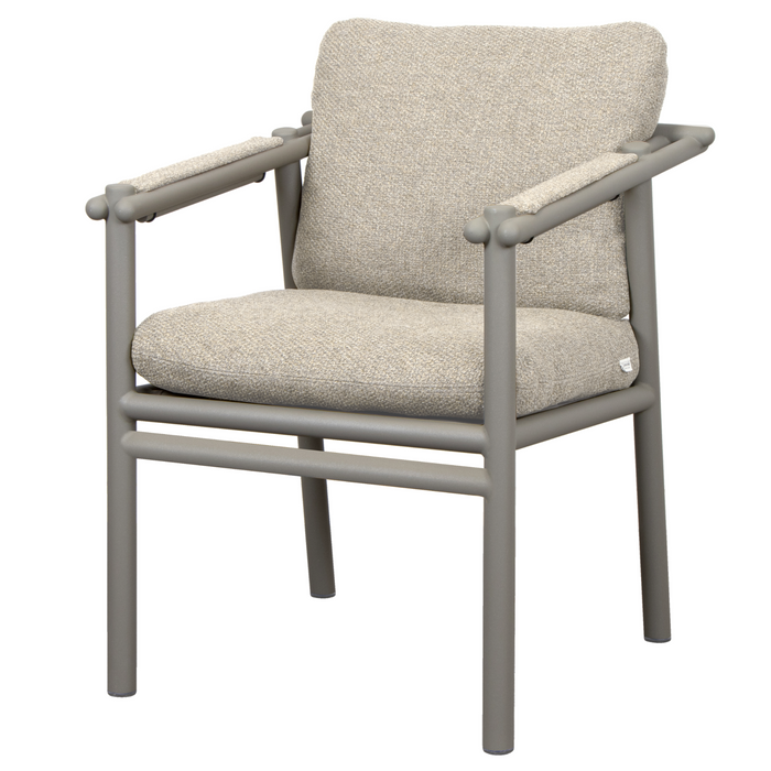 cane line Sticks armchair Taupe aluminium Desert sand Cane-line Rise cushion