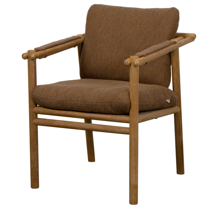 cane-line Sticks armchair Teak Umber brown Cane-line Rise cushion