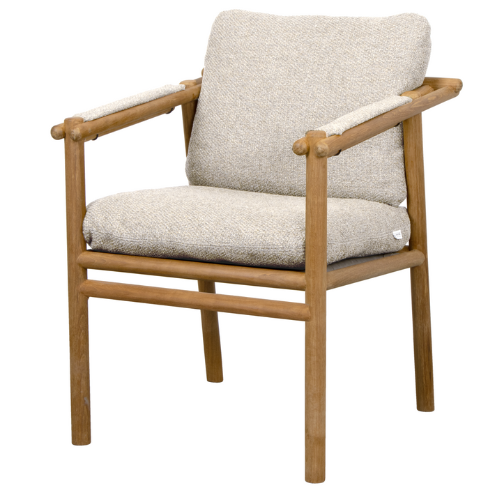 cane-line Sticks armchair Teak Desert sand Cane-line Rise cushion