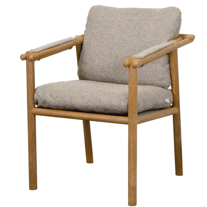 cane-line Sticks armchair Teak light brown Cane-line Rise cushion