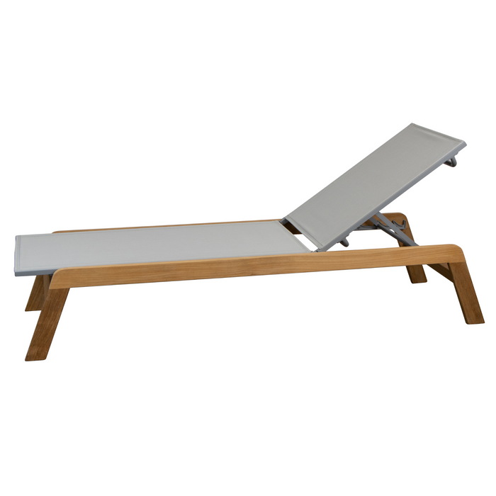 cane-line siesta sunbed teak sunbed without cushion