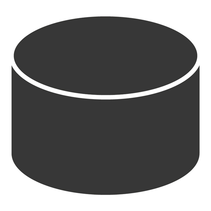 cane line Cover 4 Suitable for dining tables up to dia. 74" black