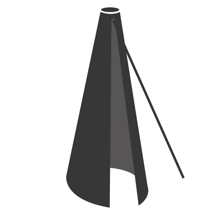 cane line Cover 9 Suitable for Cane line parasols (Hyde + Major 118x118") black