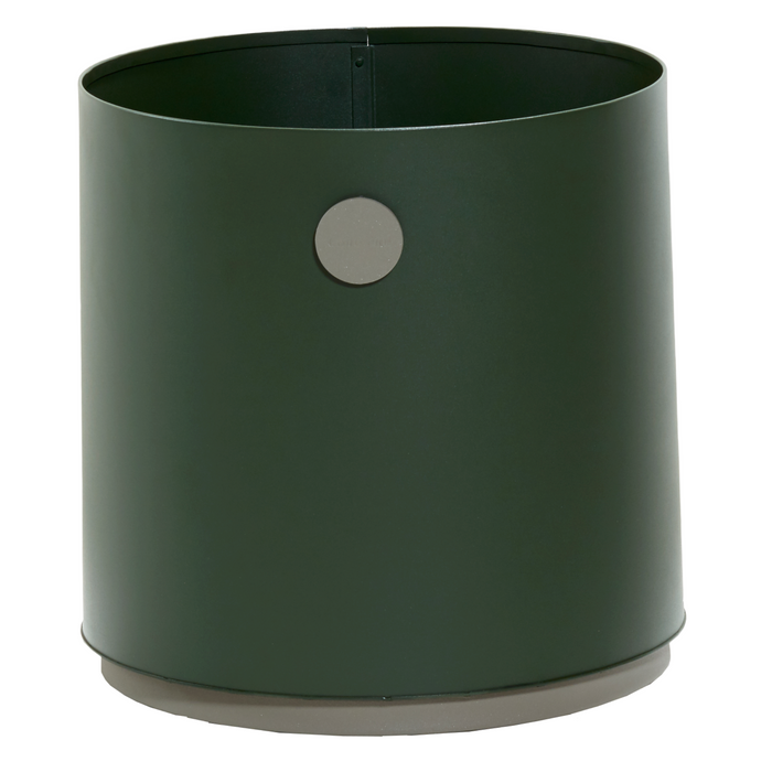 cane-line grow planter small in Dark Green/Taupe, Aluminium