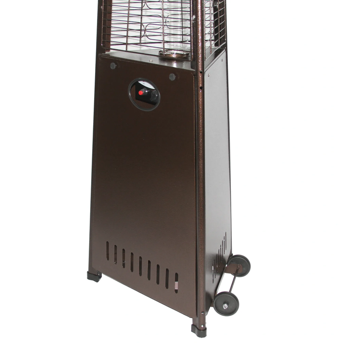 93" Pyramid Flame Propane Patio Heater - Antique Bronze Finish (41,000 BTU)
