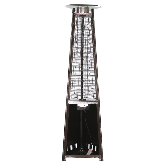 93" Pyramid Flame Propane Patio Heater - Antique Bronze Finish (41,000 BTU)