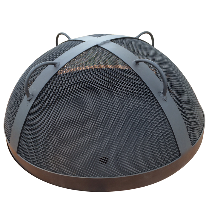 Fire pit art outdoor Saturn fire pit stainless steel protector