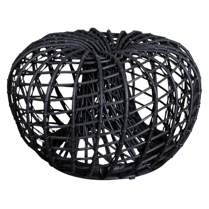 Cane line Nest coffee table footstool small lava grey