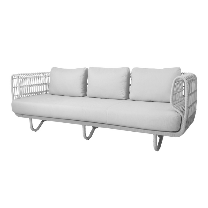 Nest outdoor 3 seater Sofa White Natte cushion