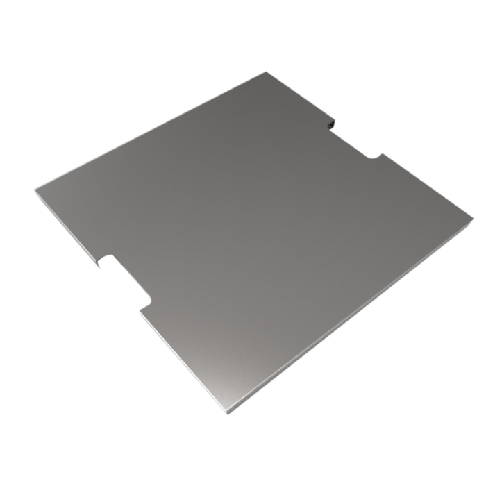 elementi 20.7" square stainless steel outdoor fire pit lid accessories protection OFG103-SS