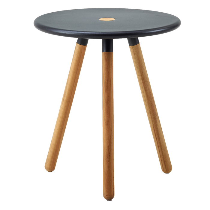 cane-line area table stool in Teak w/Lava Grey Aluminium