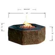 Elementi Columbia Fire Pit dimensions