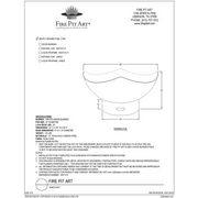 Fire pit art outdoor Manta Ray fire pit stainless steel manual