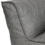 grow outdoor Sectional patio seat cloud coal texture