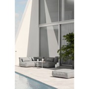 grow outdoor Sectional patio seat cloud coal in patio lifestyle