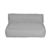 grow outdoor Double Sectional patio seat cloud coal