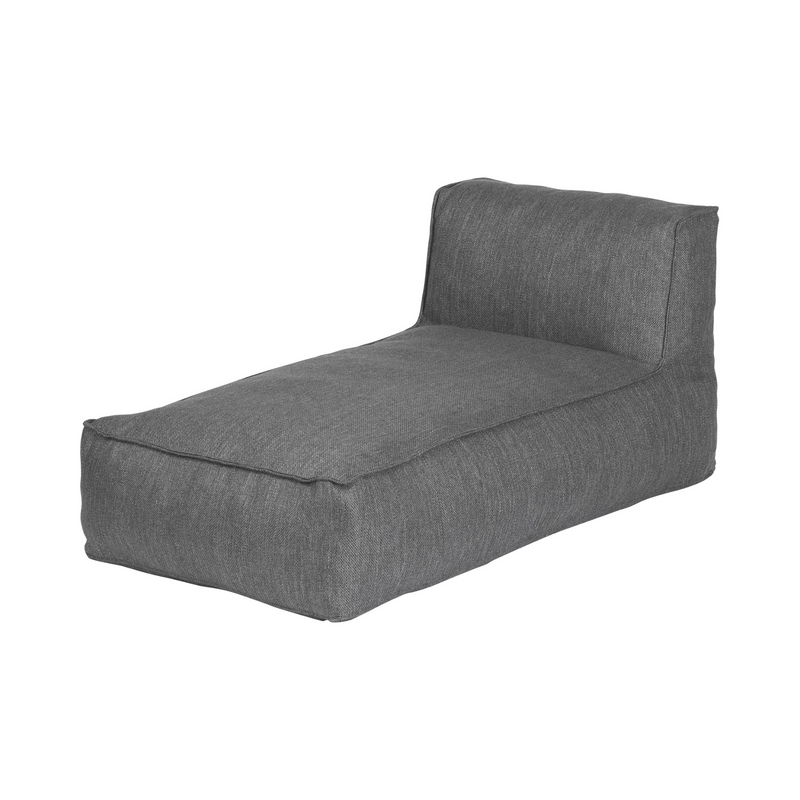 grow outdoor single chaise Sectional patio cloud coal