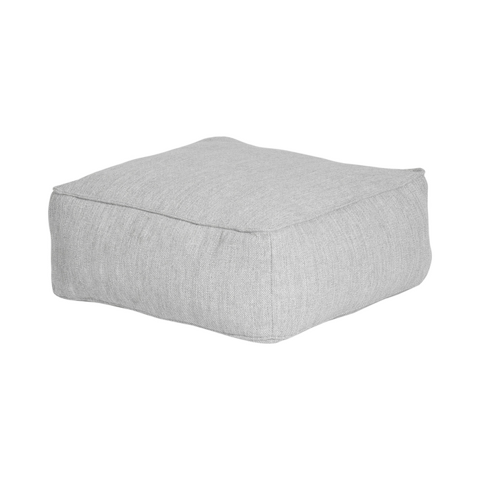 grow outdoor patio pouf ottoman cloud coal