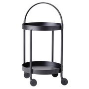 cane-line roll trolley in black