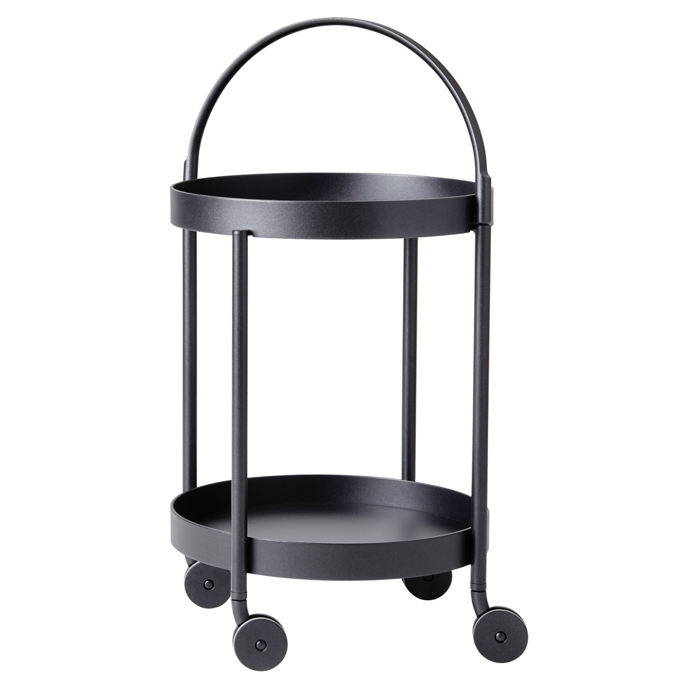 cane-line roll trolley in black