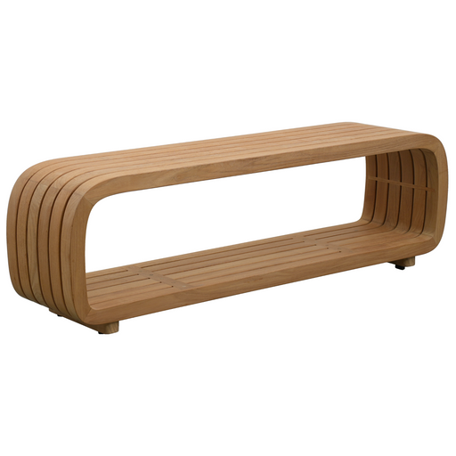 cane-line mellow sofa module coffee table teak coffee table