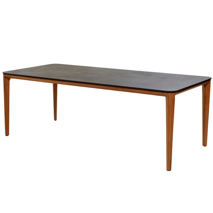 cane line aspect dining  table fossil black