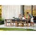 cane line aspect dining  table fossil black lifestyle with dining chairs