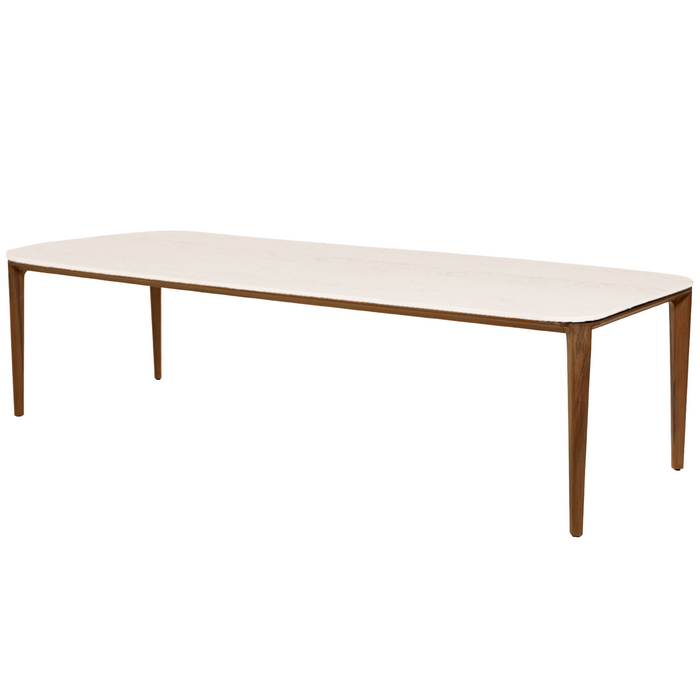 cane line aspect dining  table travertine look