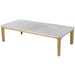 cane line aspect rectangular coffee table fossil grey