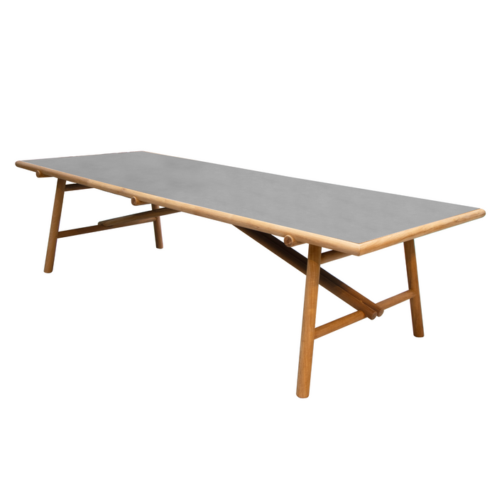 cane-line Sticks dining table Teak Concrete grey ceramic