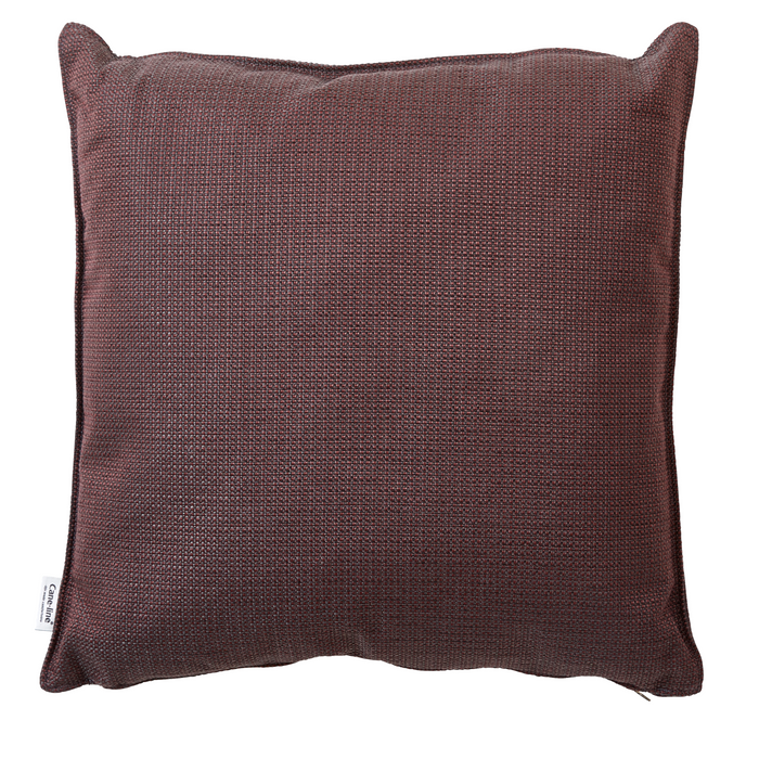 cane-line link scatter cushion 19" x 19" in Dark Bordeaux, Cane-line Link