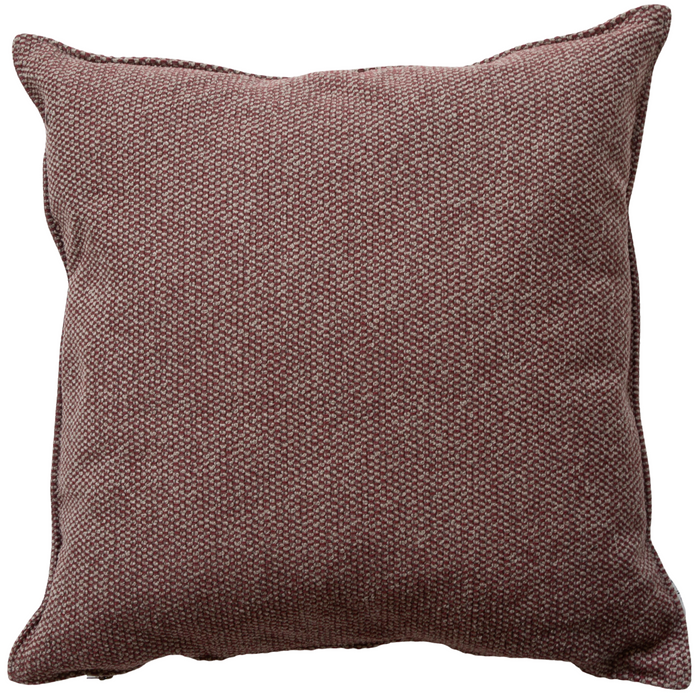 cane-line wove scatter cushion 19" X 19" in Light Bordeaux, Cane-line Wove