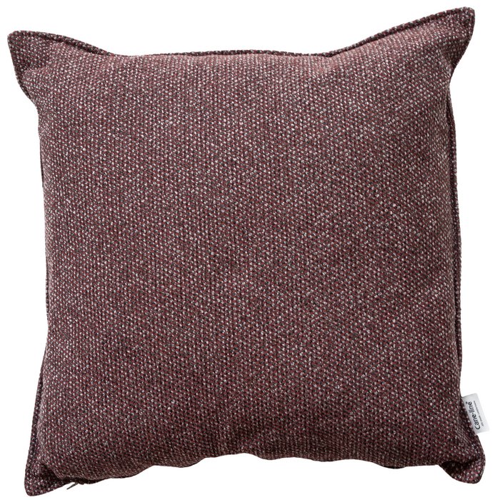 cane-line wove scatter cushion 19" X 19" in Dark Bordeaux, Cane-line Wove