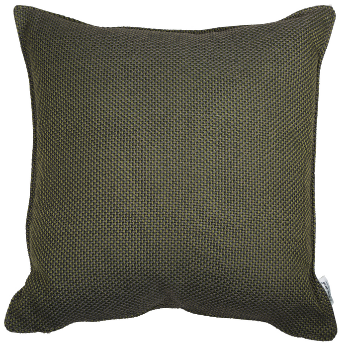 cane-line focus scatter cushion 19" x 19" in Dark Green, Cane-line Focus