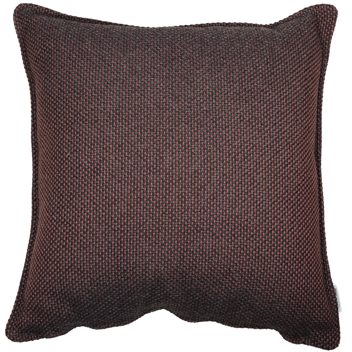 cane-line focus scatter cushion 19" x 19" in Dark Bordeaux, Cane-line Focus