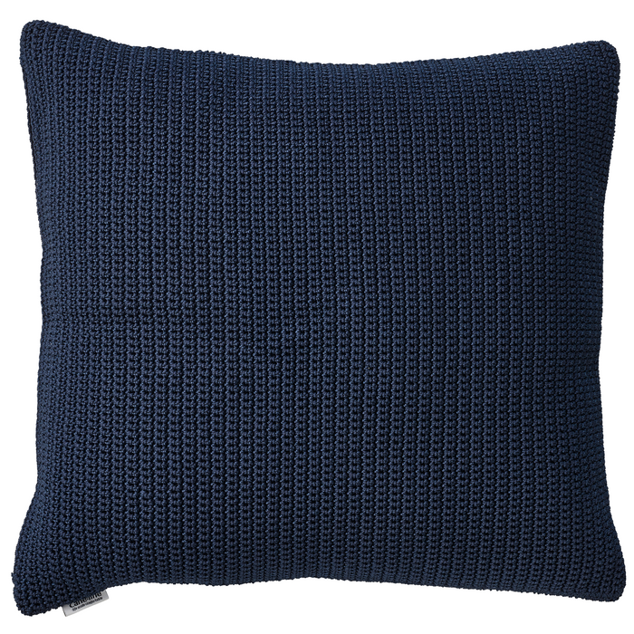 cane-line divine scatter cushion 19" x 19" in Midnight Blue, Cane-line Divine