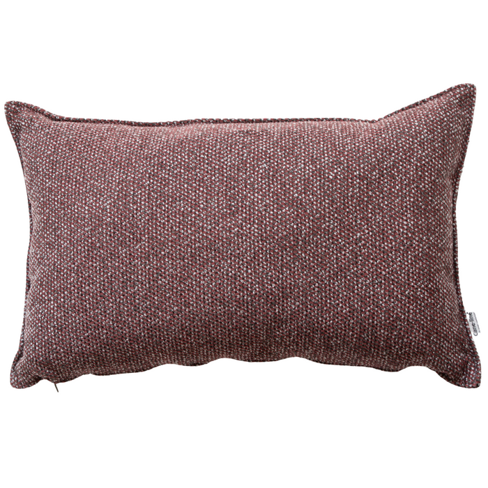 cane-line wove scatter cushion 12" X 20" in Dark Bordeaux, Cane-line Wove