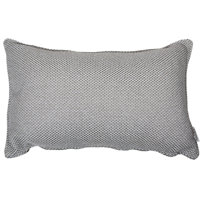 cane-line focus scatter cushion 12" x 20" in Light Grey, Cane-line Focus