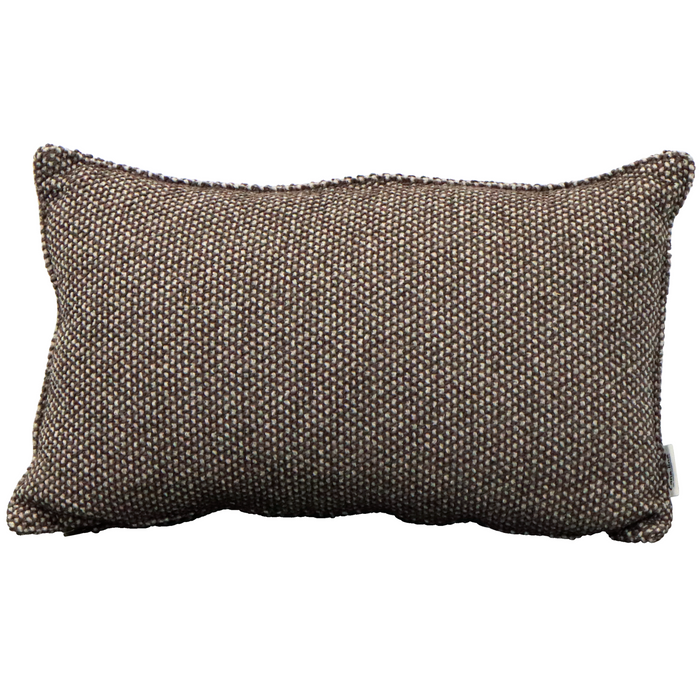 cane-line rise scatter cushion 12" x 20" in Dark Brown, Cane-line Rise