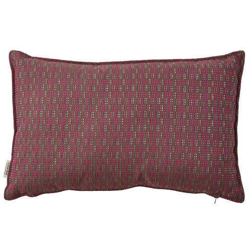 cane-line stripe scatter cushion 12" x 20" in Multi Pink, Cane-line Stripe