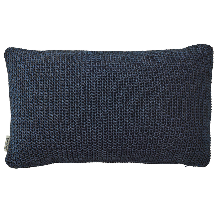 cane-line divine scatter cushion 12" x 20" in Midnight Blue, Cane-line Divine