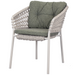 cane-line ocean chair Sand, Open Cane-line Soft Rope chair with Dark Green, Cane-line Wove cushion