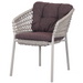 cane-line ocean chair Sand, Open Cane-line Soft Rope chair with Dark Bordeaux, Cane-line Wove cushion