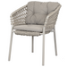 cane-line ocean chair Sand, Open Cane-line Soft Rope chair with Light Brown, Cane-line Rise cushion