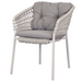 cane-line ocean chair Sand, Open Cane-line Soft Rope chair with Taupe, Cane-line Natté cushion